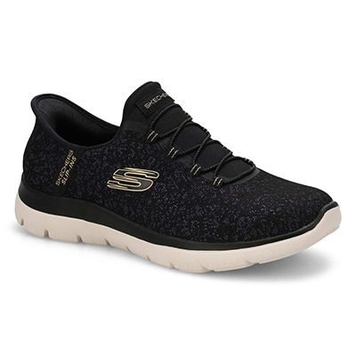 Lds Summits Lunar Glow Slip-Ins Sneaker - Black/Gold