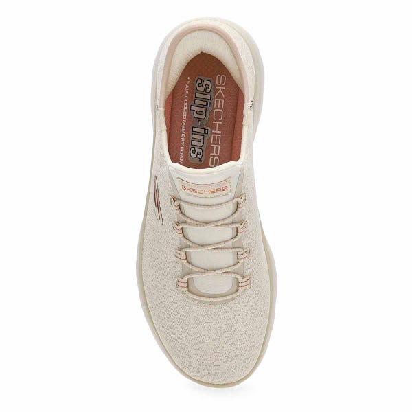 Women's  Summits Lunar Glow Slip-Ins Sneaker - Natural