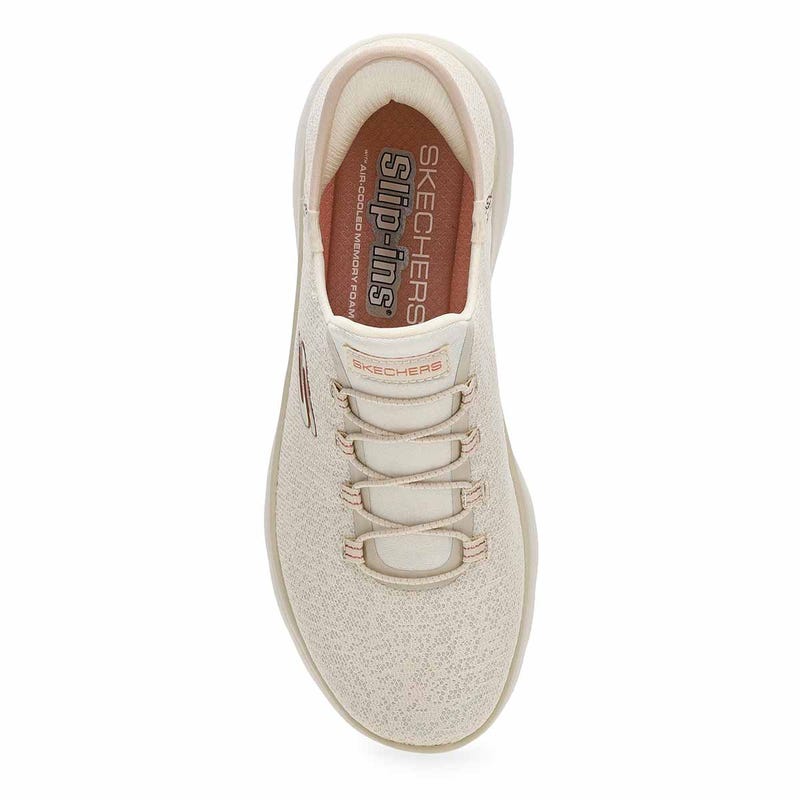 Women's  Summits Lunar Glow Slip-Ins Sneaker - Natural
