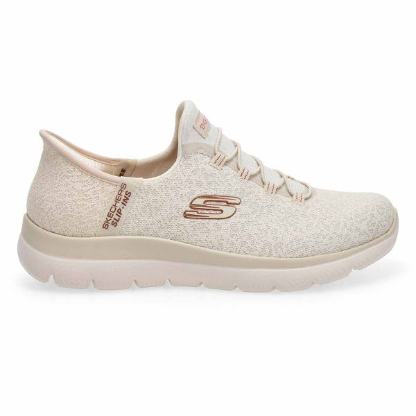Women's  Summits Lunar Glow Slip-Ins Sneaker - Natural