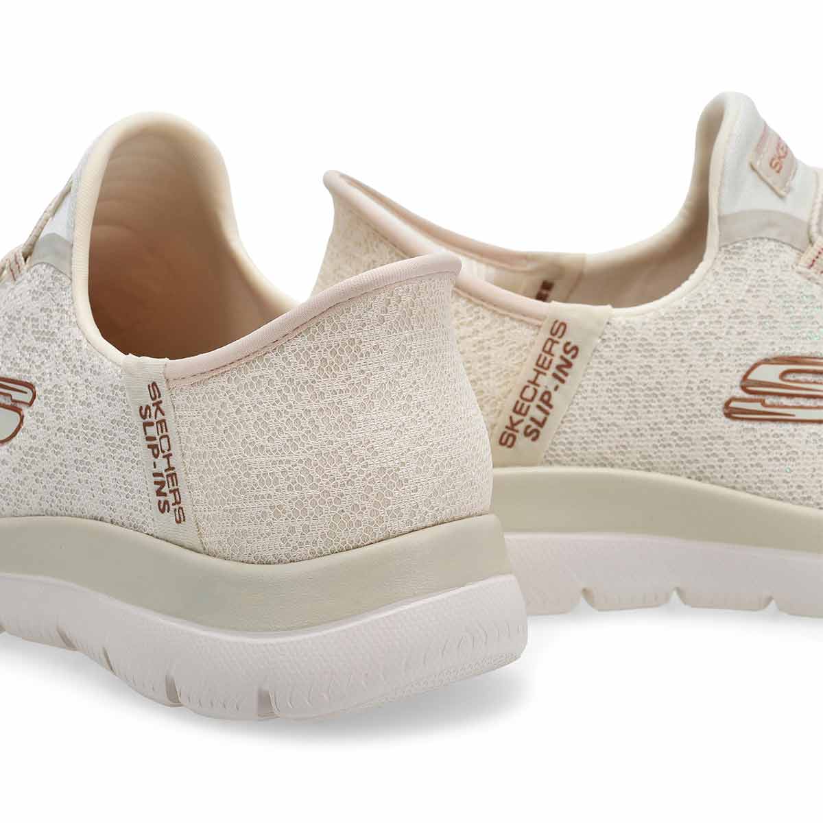 Baskets à enfiler SUMMITS LUNAR GLOW SLIP-INS, écru, femmes