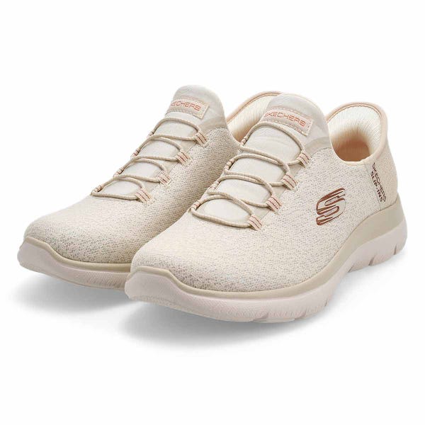 Women's  Summits Lunar Glow Slip-Ins Sneaker - Natural
