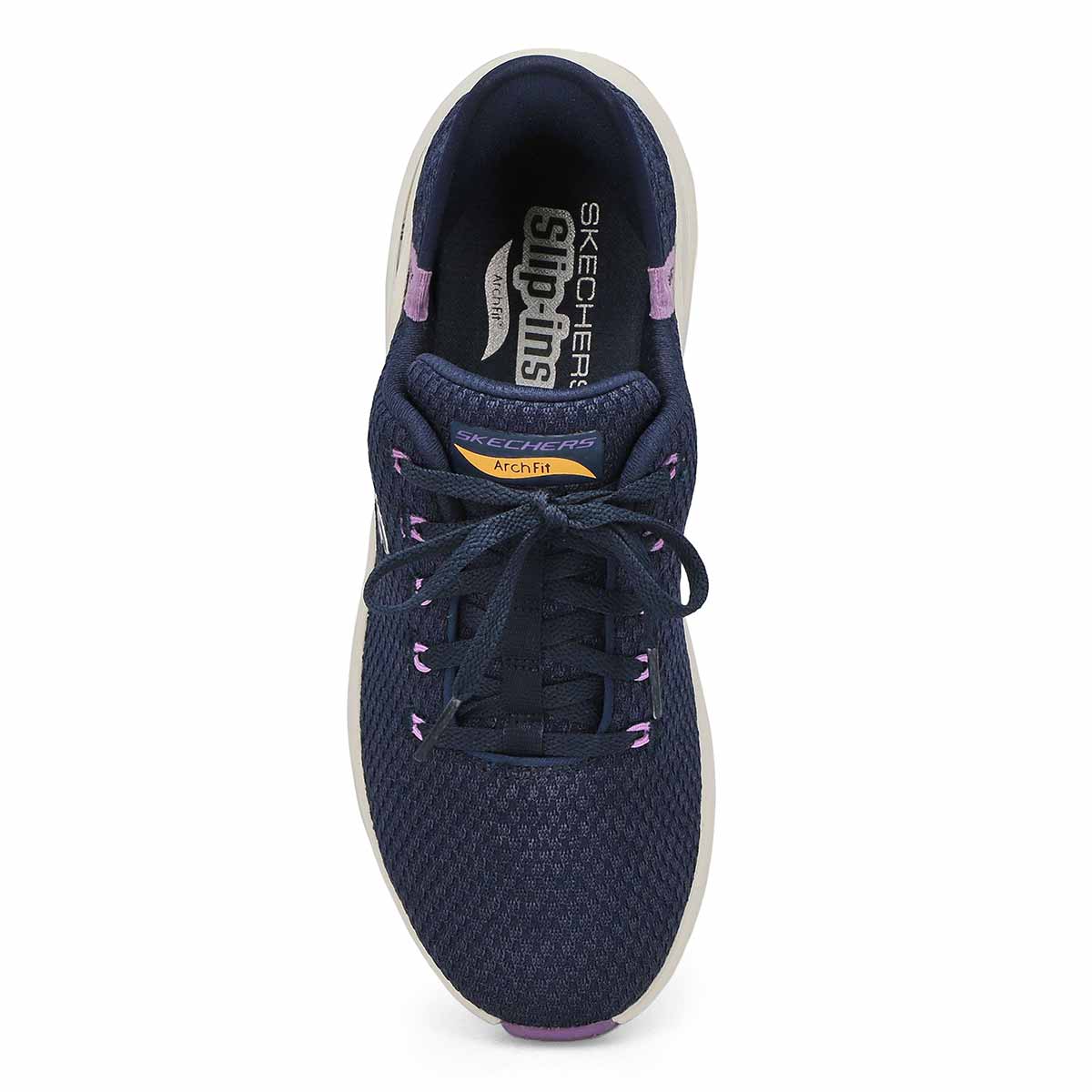 Women's  Arch Fit 2.0 Knit Lace Up Slip-Ins Sneaker - Navy/Multi