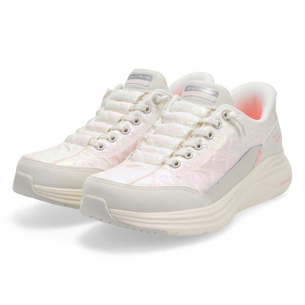 Women's Contour Foam Cozy Fit Slip-Ins Sneaker - White/Multi