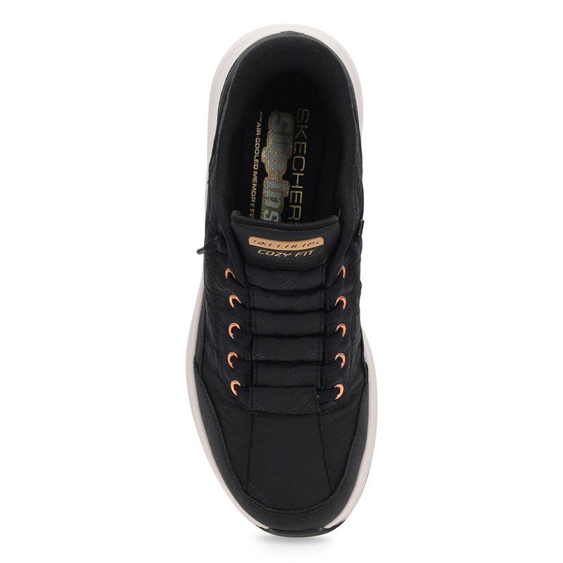 Baskets à enfiler CONTOUR FOAM GOLDEN HOUR, noir/or rose, femmes