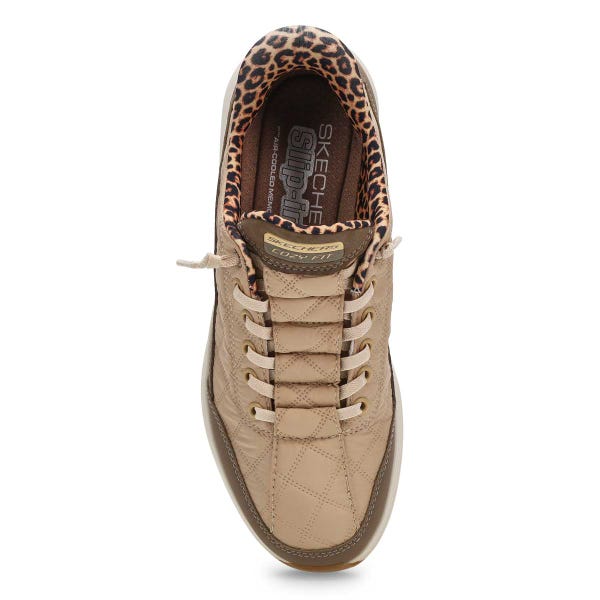Espadrille fem. à enfiler Contour Foam Cozy Fit - Brun