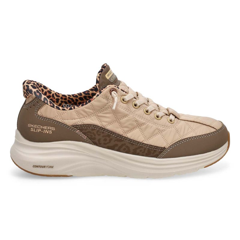 Espadrille fem. à enfiler Contour Foam Cozy Fit - Brun