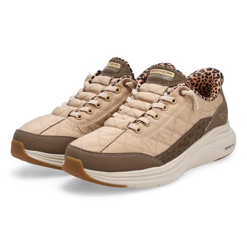 Espadrille fem. à enfiler Contour Foam Cozy Fit - Brun
