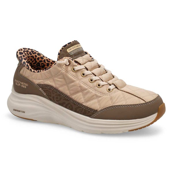 Espadrille fem. à enfiler Contour Foam Cozy Fit - Brun