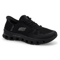 Espadrille pour femmes Glide-Step Pro à enfiler - Noir/Noir