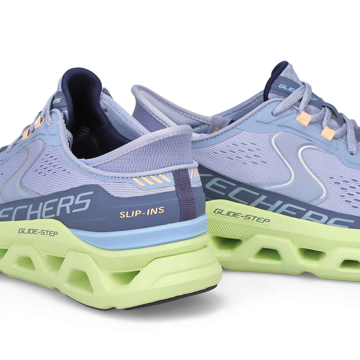 Women's Glide-Step Altus Lace Up Slip-Ins Sneaker - Blue/Multi