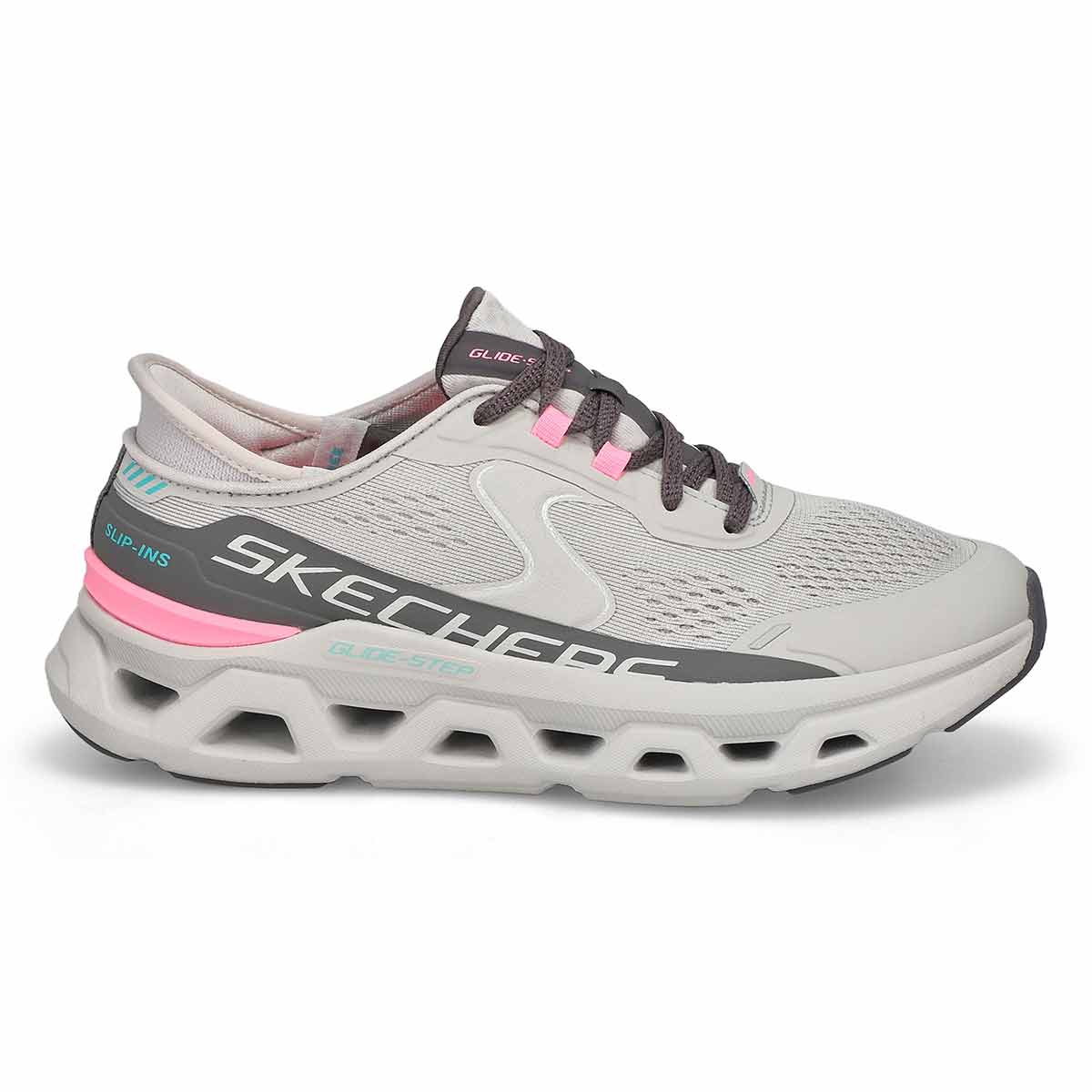Women's Glide-Step Altus Slip-Ins Sneaker - Grey/Pink