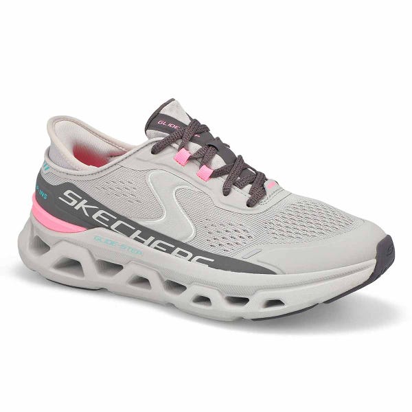 Women's Glide-Step Altus Slip-Ins Sneaker - Grey/Pink