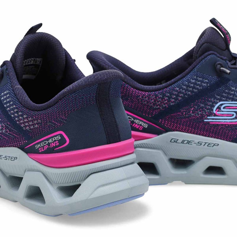 Women's  Glide-Step Altus Slip-Ins Sneaker - Navy/Pink
