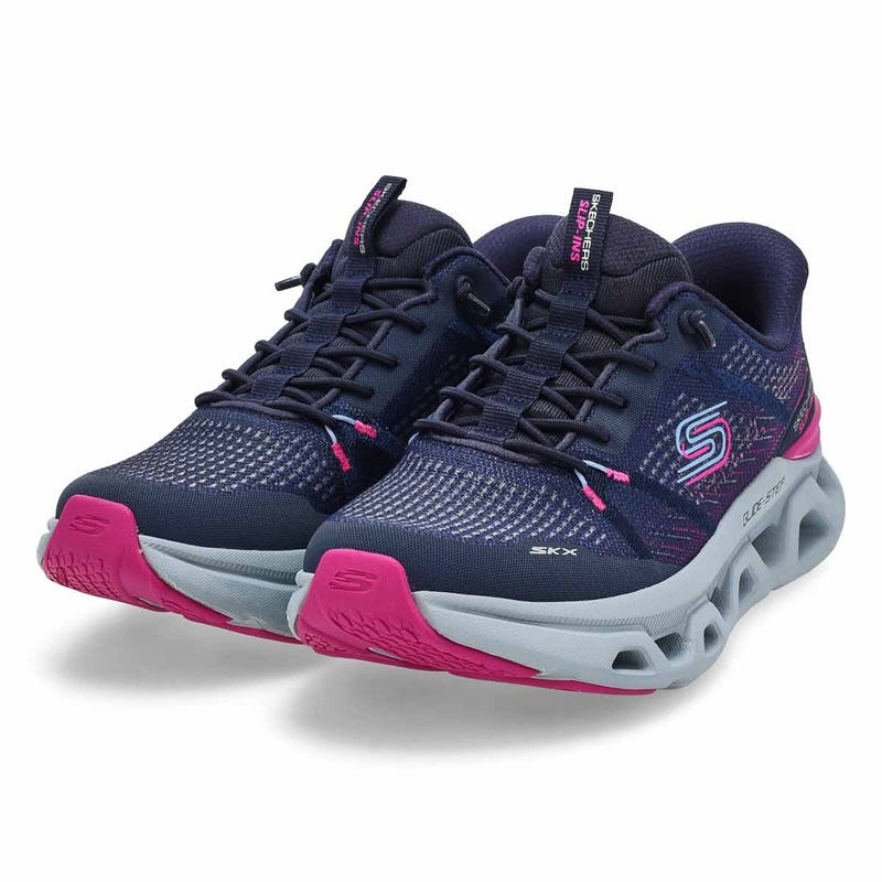 Women's  Glide-Step Altus Slip-Ins Sneaker - Navy/Pink