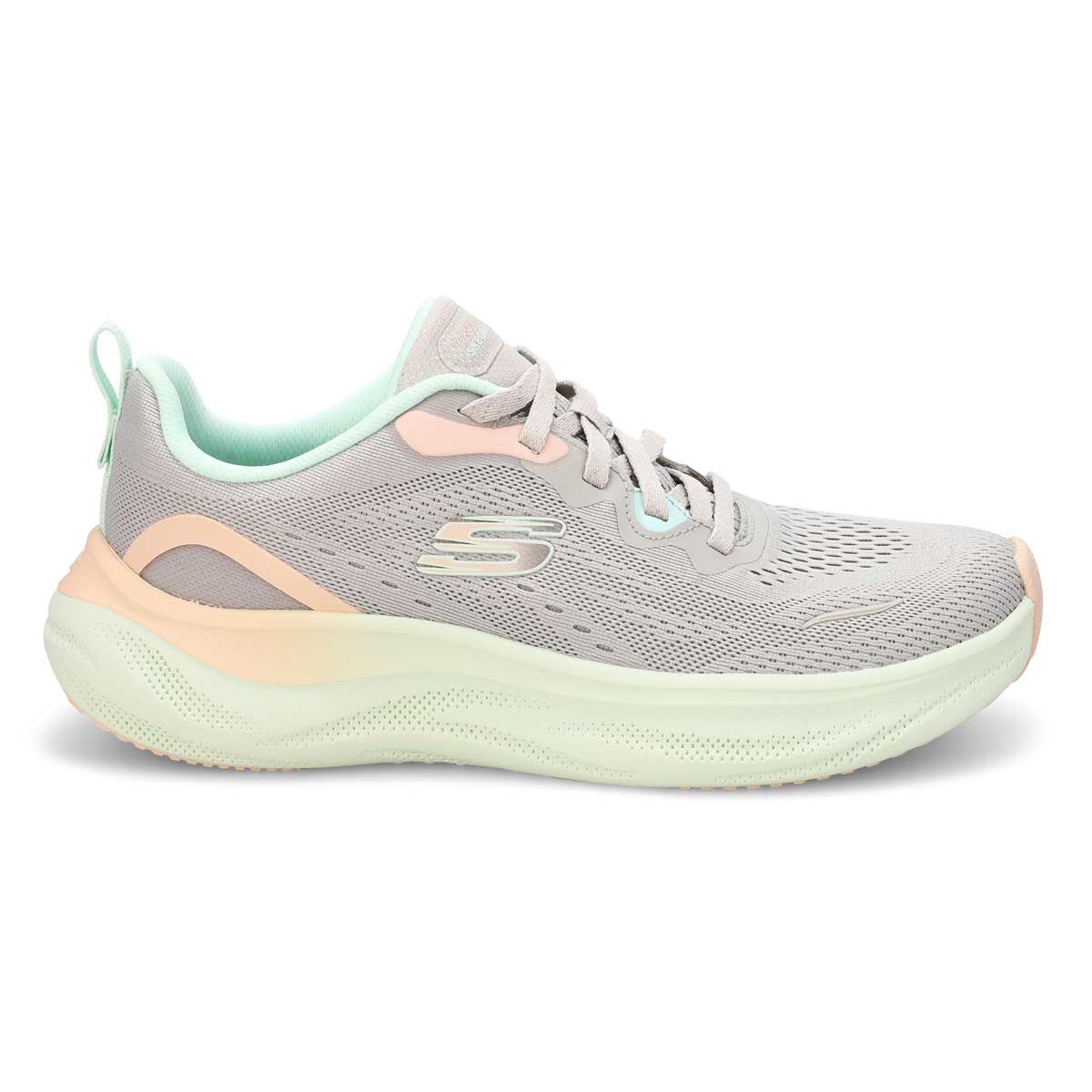 Baskets à lacets SKECH CLOUD GENTLE GLOW, gris clair/multi, femmes