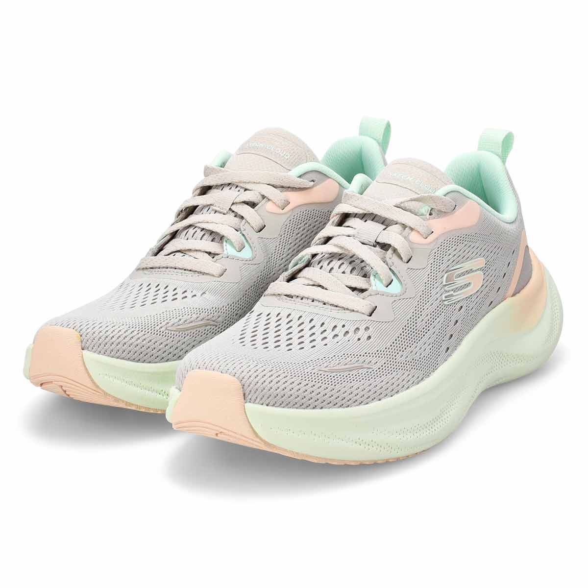 Baskets à lacets SKECH CLOUD GENTLE GLOW, gris clair/multi, femmes