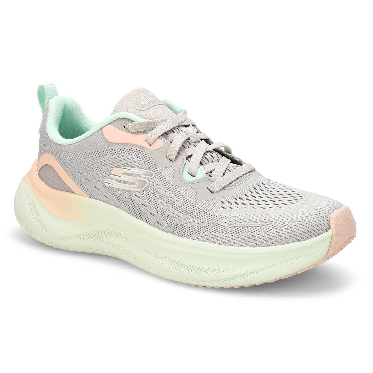Baskets à lacets SKECH CLOUD GENTLE GLOW, gris clair/multi, femmes