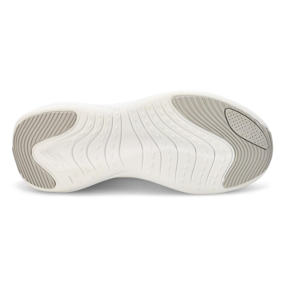 Baskets à lacets SKECH CLOUD GENTLE GLOW, blanc/argent, femmes