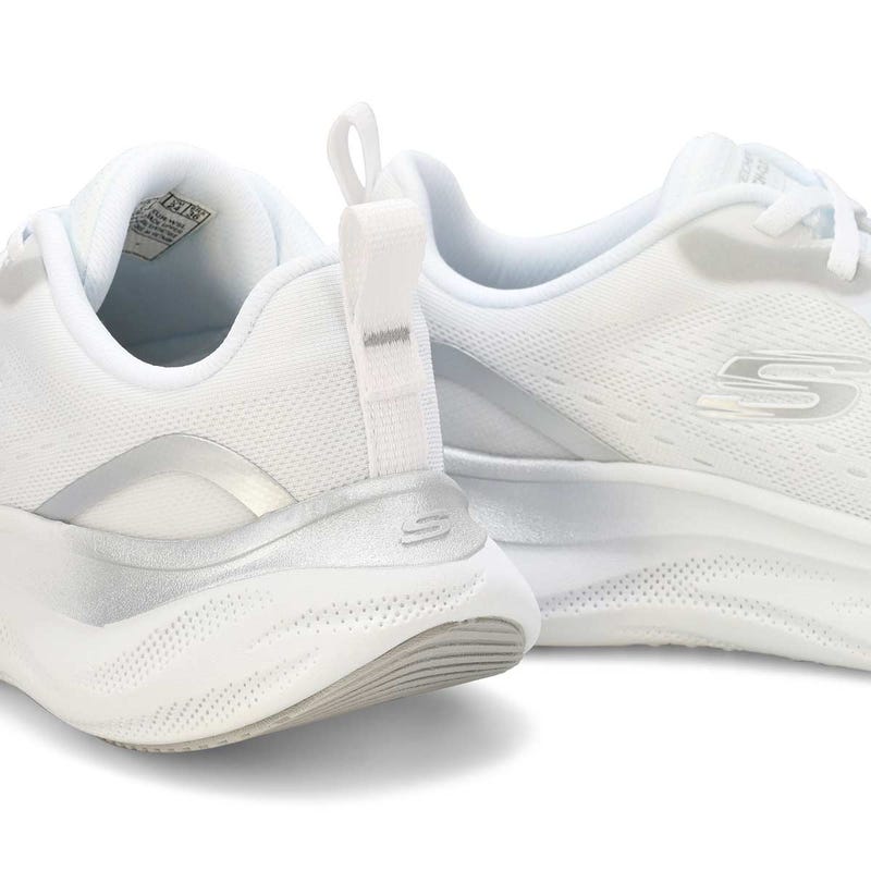 Baskets à lacets SKECH CLOUD GENTLE GLOW, blanc/argent, femmes