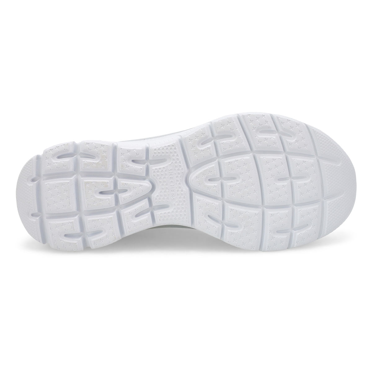 Women'a Summits Plus Slip-Ins Sneaker - White/Silver