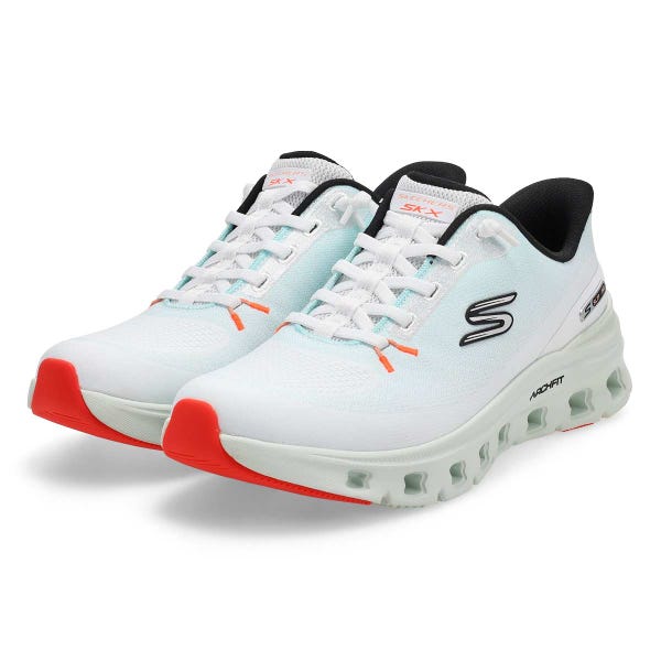 Women's  Arch Fit Glide-Step Pro Slip-Ins Sneaker - Light Blue/Multi