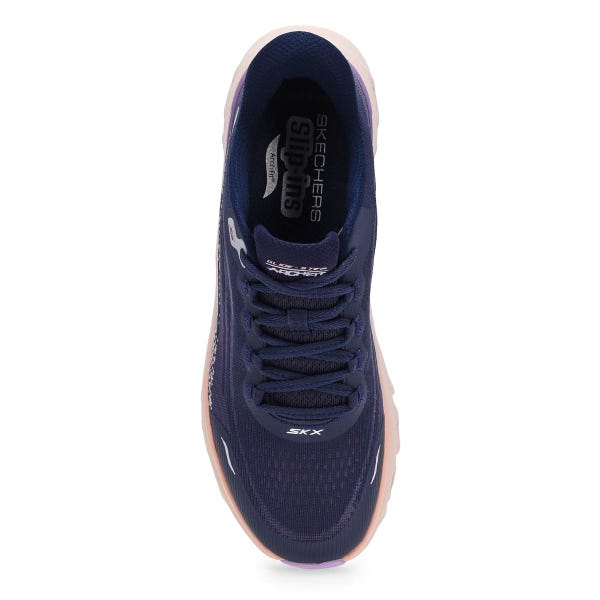 Women's Arch Fit Glide-Step Wave Slip-Ins Sneaker - Navy/Multi