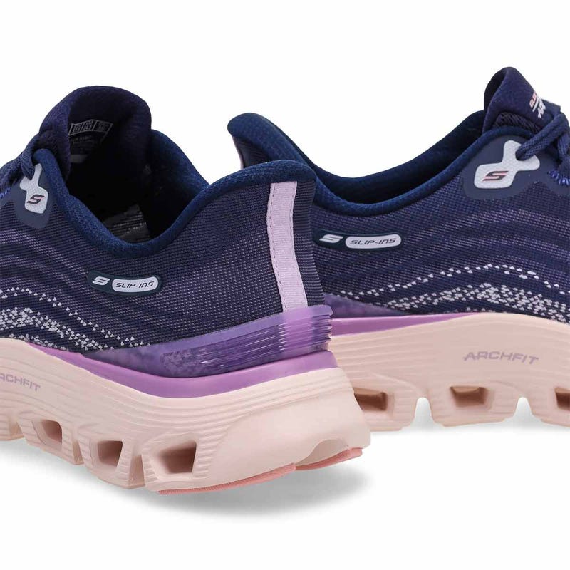 Women's Arch Fit Glide-Step Wave Slip-Ins Sneaker - Navy/Multi