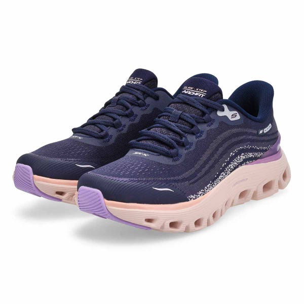 Women's Arch Fit Glide-Step Wave Slip-Ins Sneaker - Navy/Multi