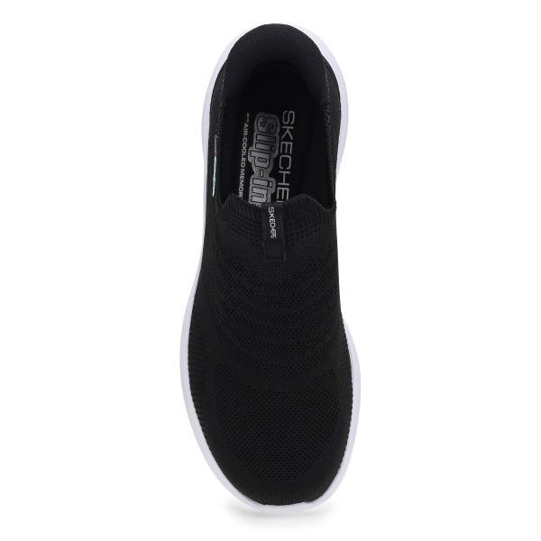 Women's  Ultra Flex 4.0 Pure Dream Slip-Ins Sneaker - Black