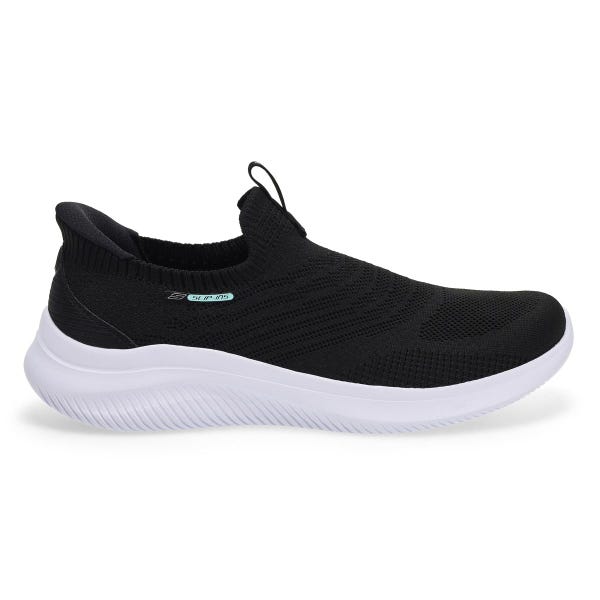 Women's  Ultra Flex 4.0 Pure Dream Slip-Ins Sneaker - Black