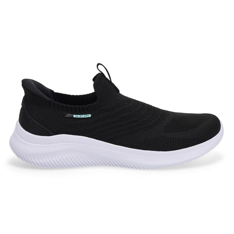 Women's  Ultra Flex 4.0 Pure Dream Slip-Ins Sneaker - Black