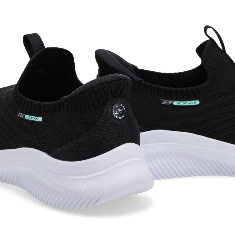 Women's  Ultra Flex 4.0 Pure Dream Slip-Ins Sneaker - Black