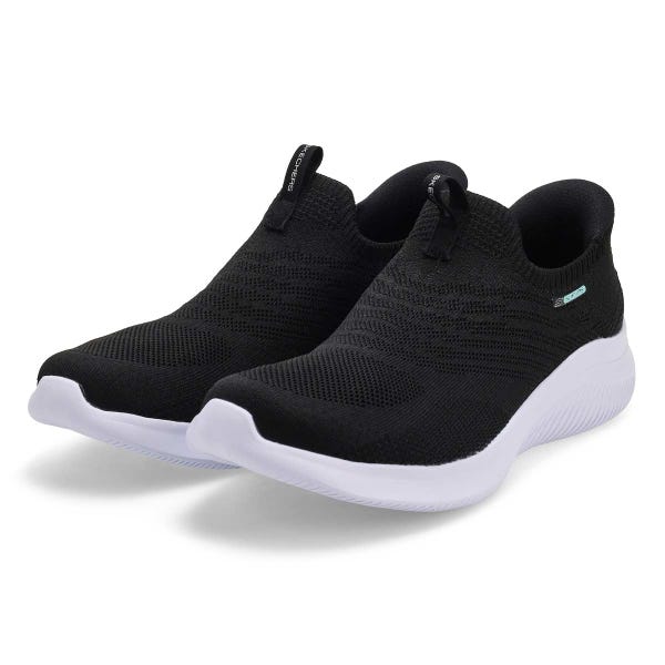 Women's  Ultra Flex 4.0 Pure Dream Slip-Ins Sneaker - Black