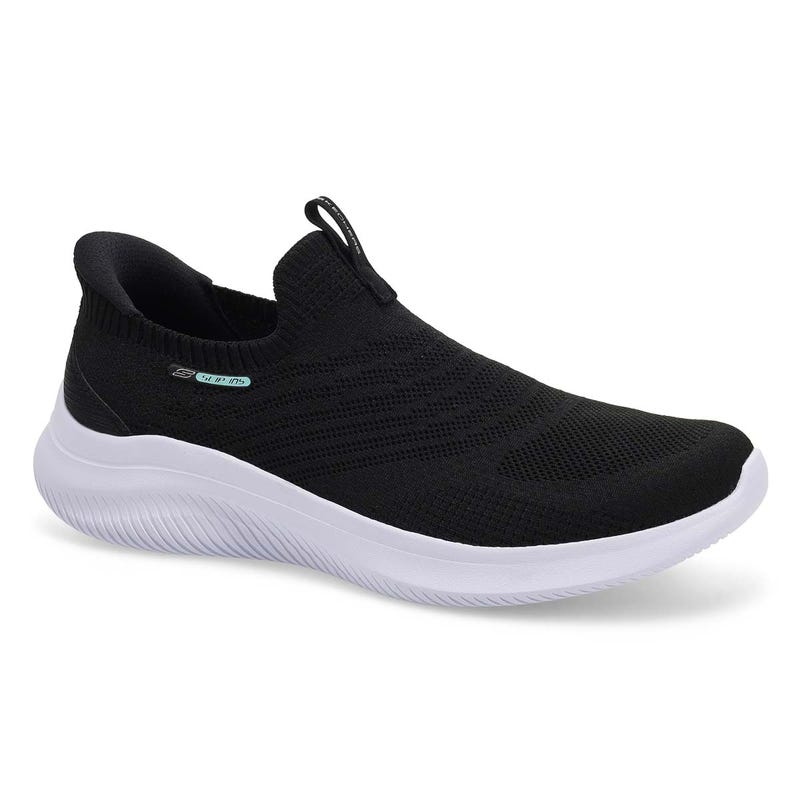 Women's  Ultra Flex 4.0 Pure Dream Slip-Ins Sneaker - Black