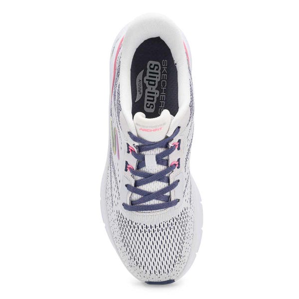 Espadrille Skechers Arch Fit 3.0 - Easy Chic mains libres pour femmes en Blanc/Multi.