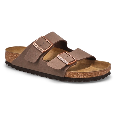 Lds Arizona Birkibuc 2 Strap Sandal - Mocha