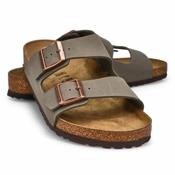 Men's Arizona Birkibuc 2 Strap Sandal - Stone