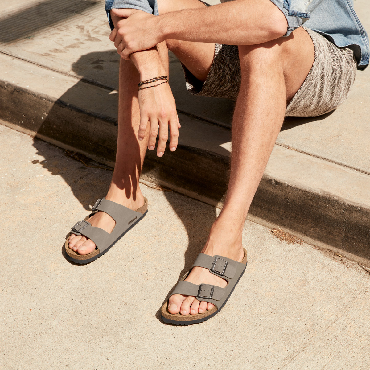 Birkenstock Mens Arizona Bf Sandal Brown