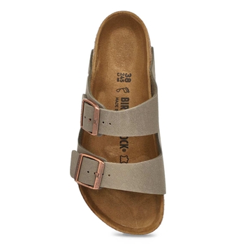 Womens Arizona Birkibuc 2 Strap Sandal - Stone