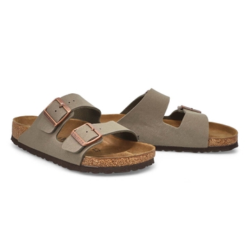 Womens Arizona Birkibuc 2 Strap Sandal - Stone