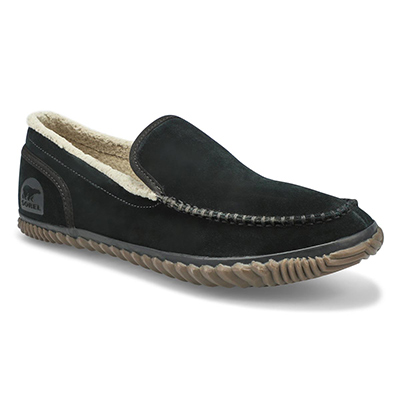 Mns Dude Moc Slipper - Black