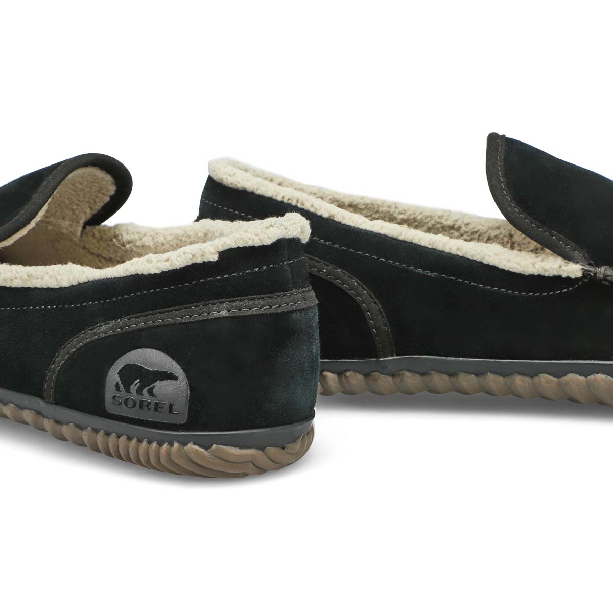 Men's Dude Moc Slipper - Black