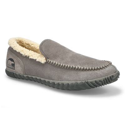 Mns Dude Moc Slipper - Quarry