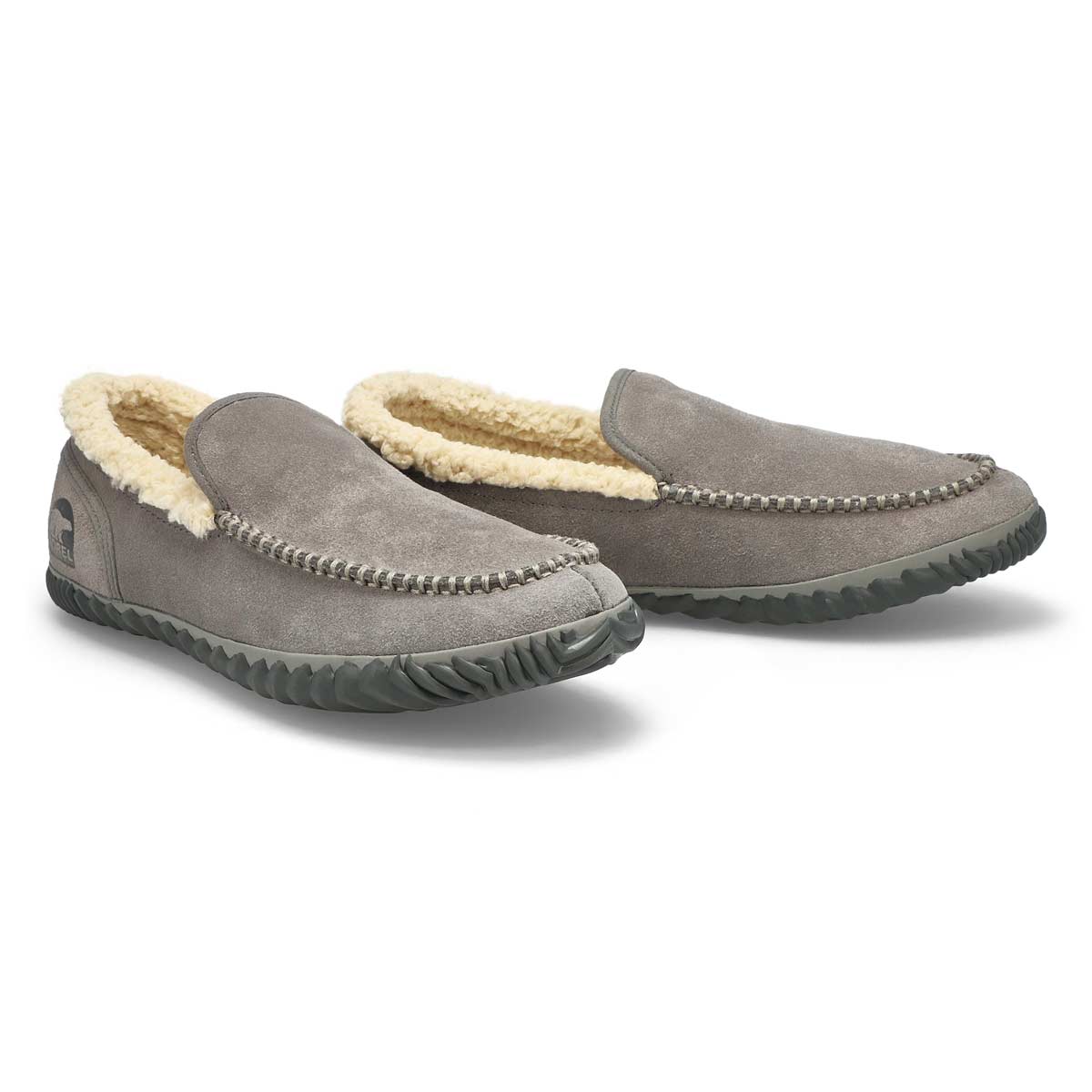 Men's Dude Moc Slipper - Quarry