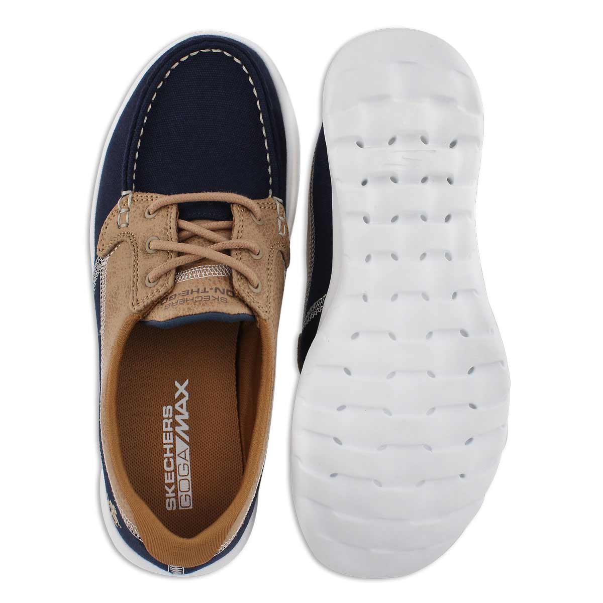 skechers gowalk lite coral boat shoe