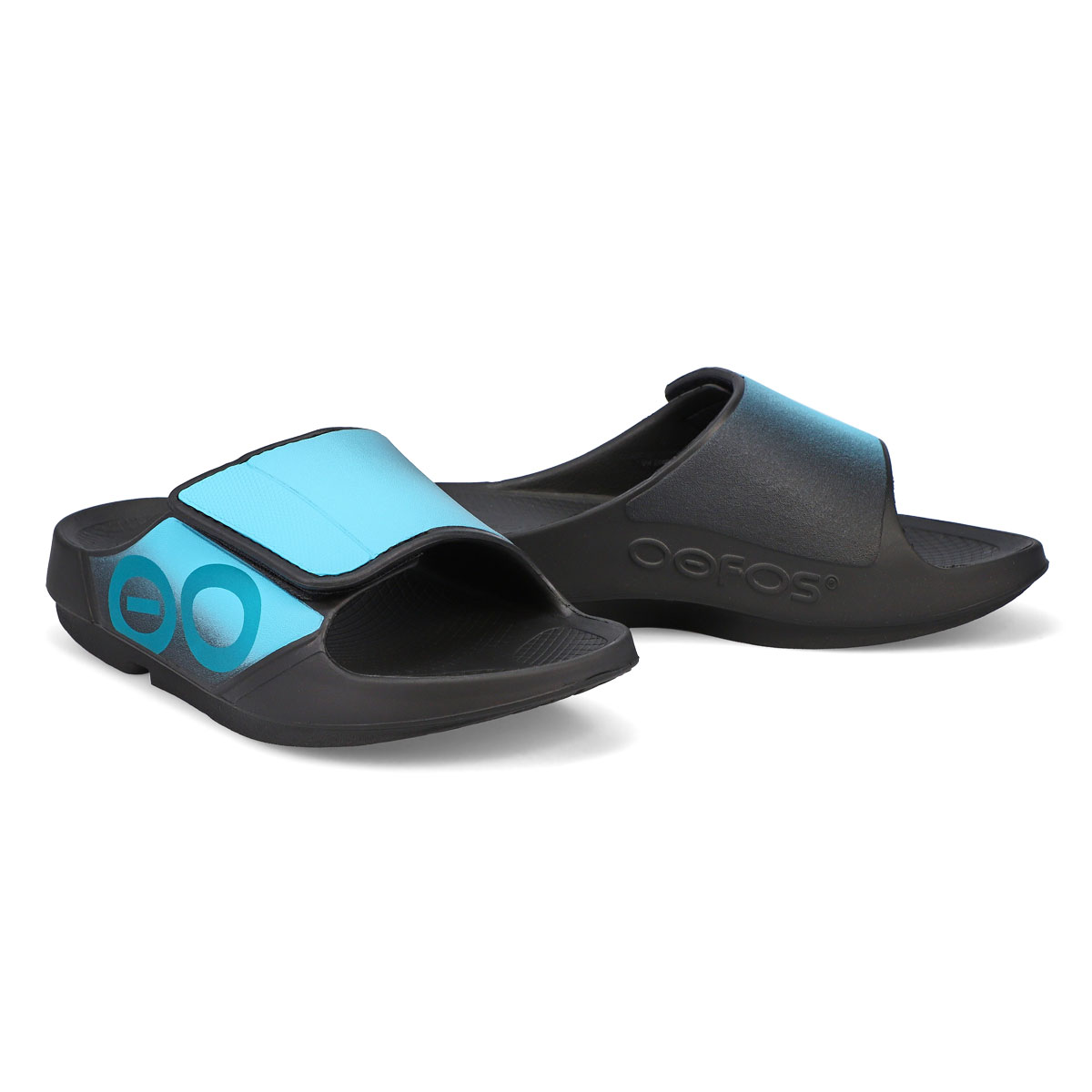 OOFOS Women's Ooahh Sport Flex Sandal - Aqua | SoftMoc.com