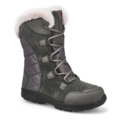 Lds Ice Maiden II Lace Up Waterproof Boot - Grey