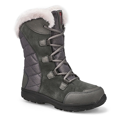 Botte imp. lacée Ice Maiden II, gris, femme