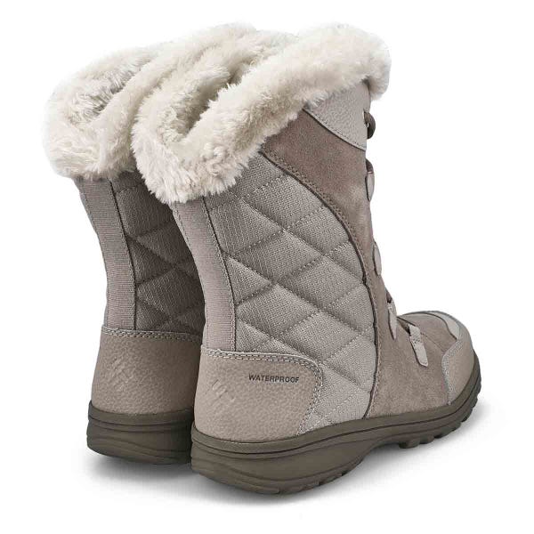 Women's Ice Maiden II Lace Up Wtpf Boot - Dove